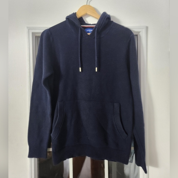 NWOT - Jack and Jones | Pullover Knit Hoodie - Medium - Blue - Picture 2 of 9